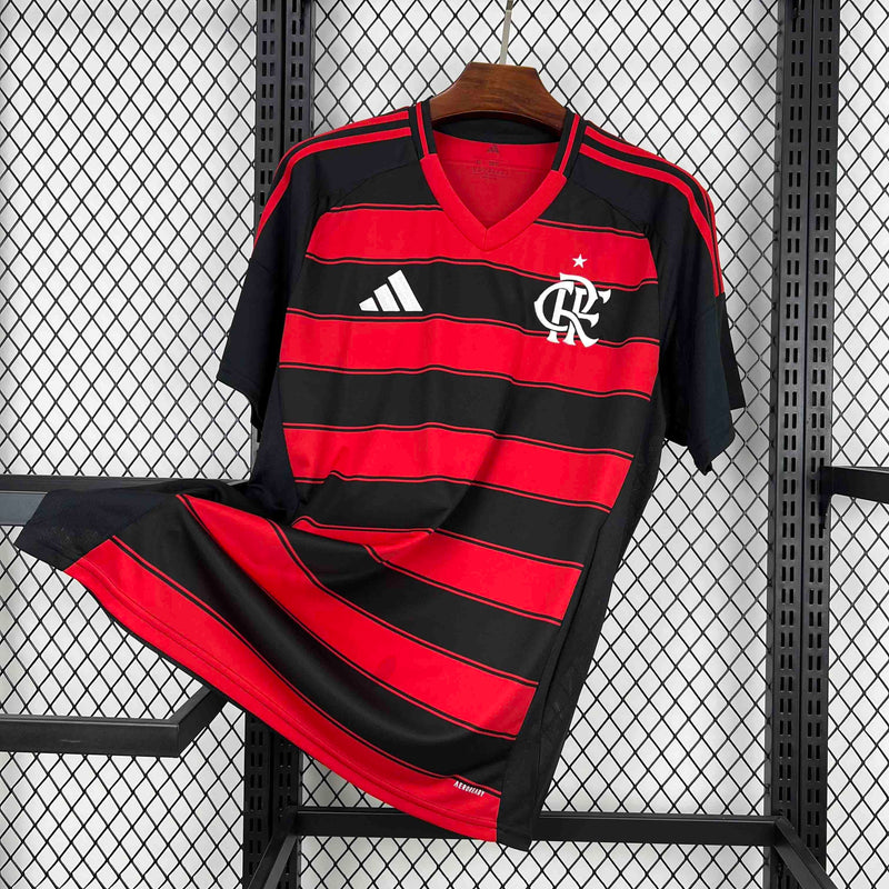 CAMISOLA DO FLAMENGO 25/26 VERMELHO E PRETO