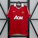 CAMISOLA RETRO DO MANCHESTER UNITED 10/11 VERMELHO