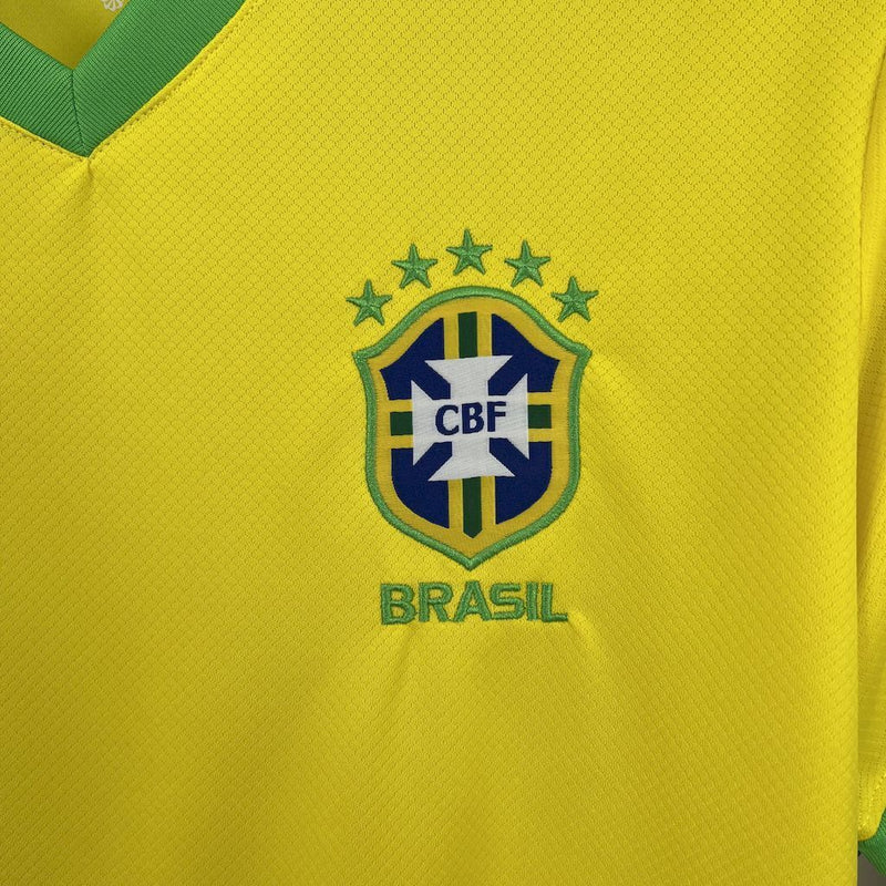 CAMISOLA DA SELEÇÃO DO BRASIL 25/26 AMARELO