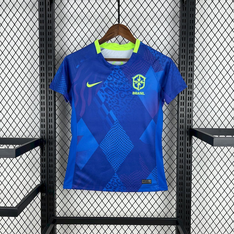 CAMISOLA FEMININA DO BRASIL 25/26 AZUL