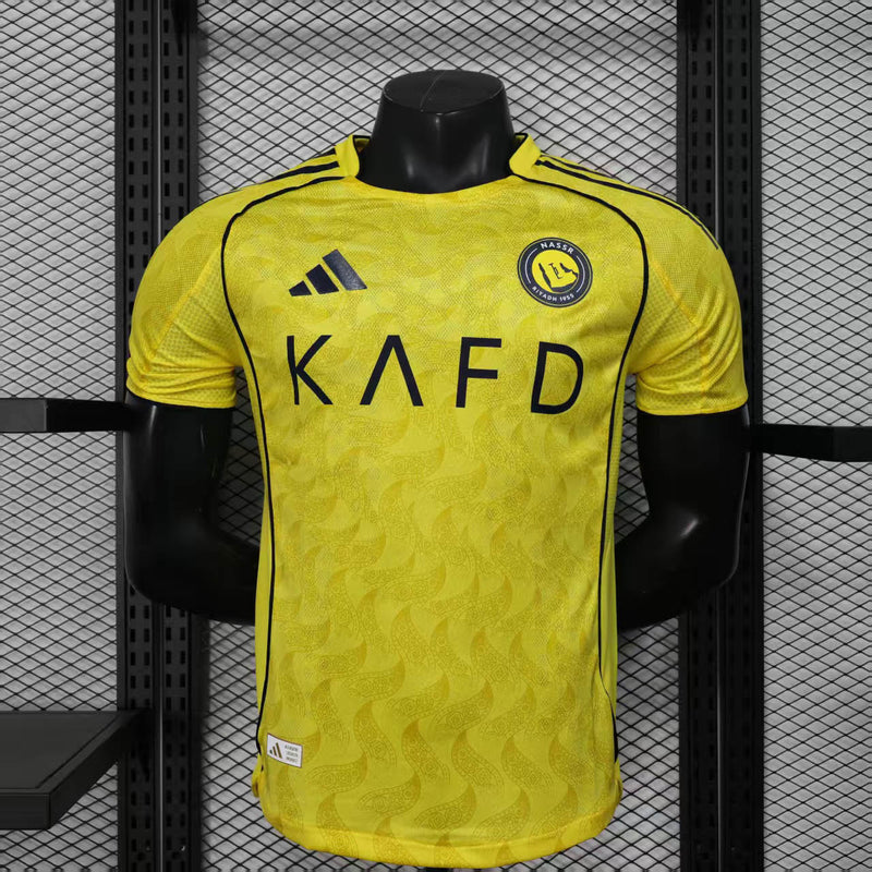 CAMISOLA VERSÃO PLAYER DO AL NASSR 25/26 AMARELO