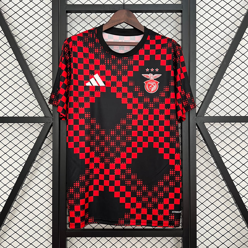 CAMISOLA DO BENFICA 25/26 VERMELHO E PRETO TREINO