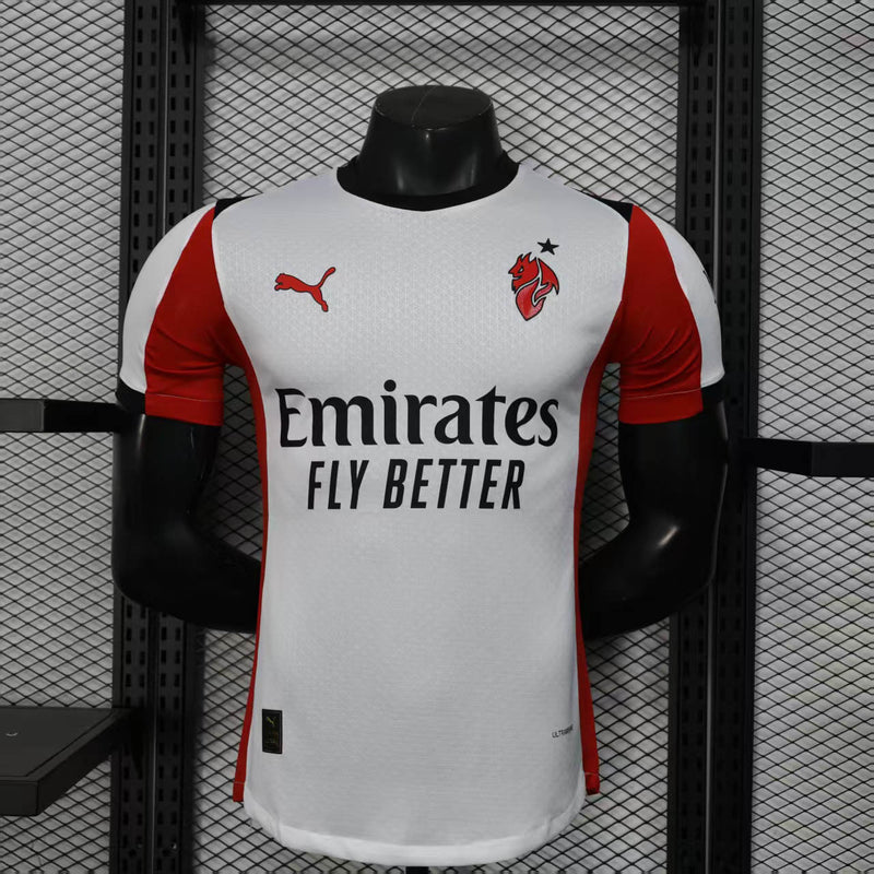 CAMISOLA VERSÃO PLAYER DO MILAN 25/26 BRANCO