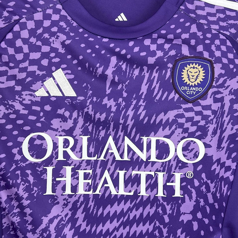 KIT INFANTIL DO ORLANDO CITY 25/26 ROXO