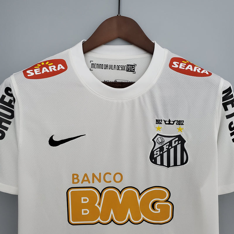 CAMISOLA RETRO DO SANTOS 11/12 BRANCO