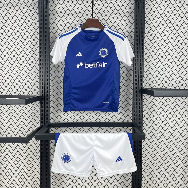 KIT INFANTIL DO CRUZEIRO 25/26 AZUL E BRANCO