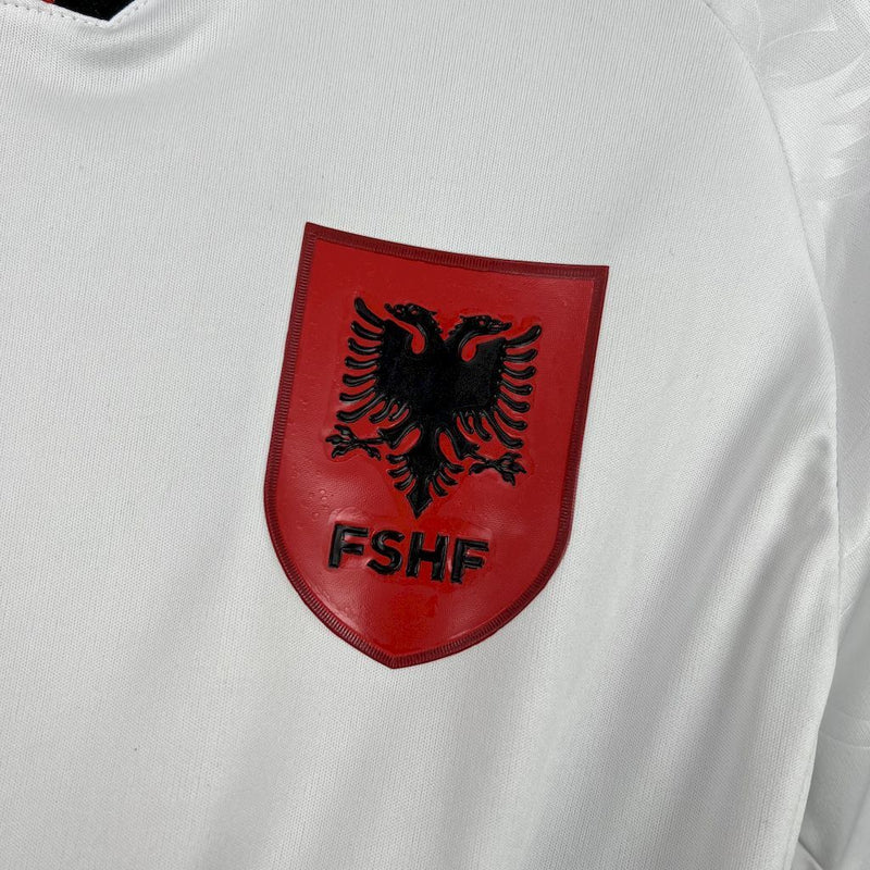 CAMISOLA DA SELEÇÃO DA ALBANIA 25/26 BRANCO