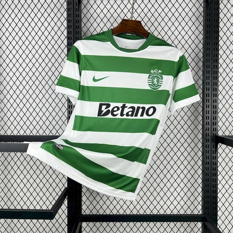 CAMISOLA DO SPORTING 25/26 BRANCO E VERDE