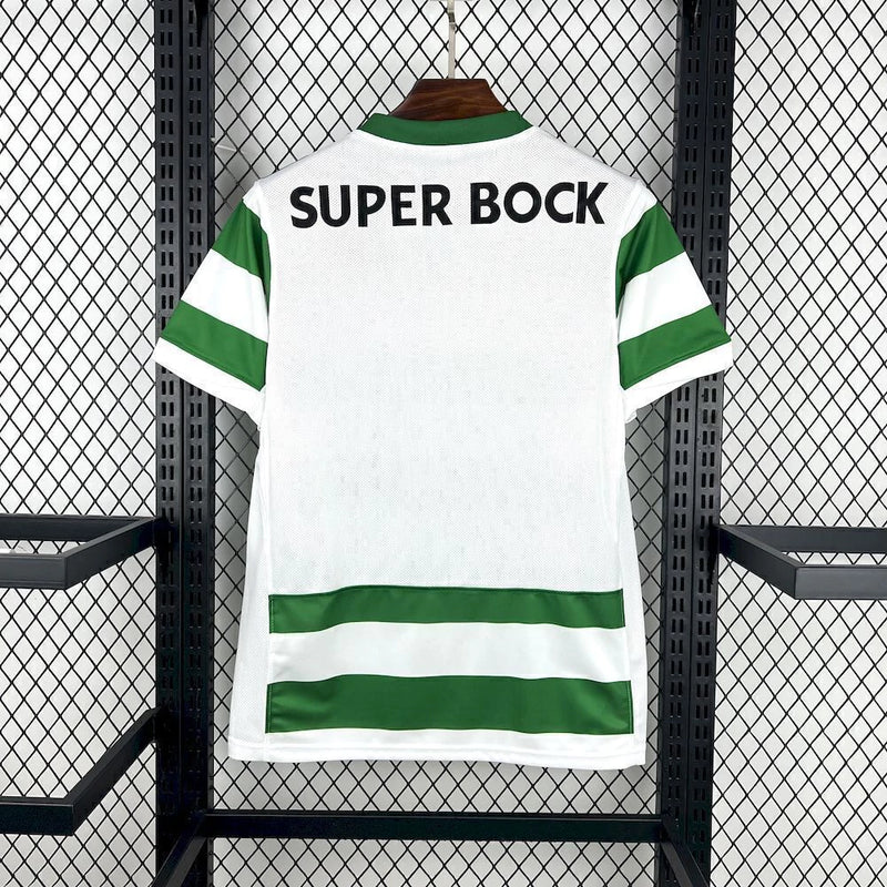 CAMISOLA DO SPORTING 25/26 BRANCO E VERDE