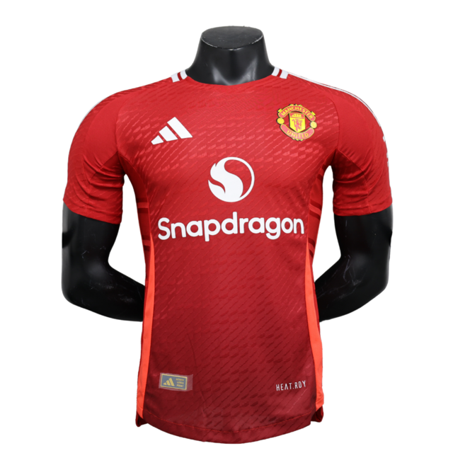 CAMISOLA VERSÃO PLAYER DO MANCHESTER UNITED 25/26 VERMELHO