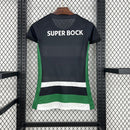 CAMISOLA FEMININA DO SPORTING 25/26 VERDE E PRETO