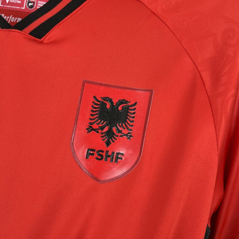 CAMISOLA DA SELEÇÃO DA ALBANIA 25/26 VERMELHO