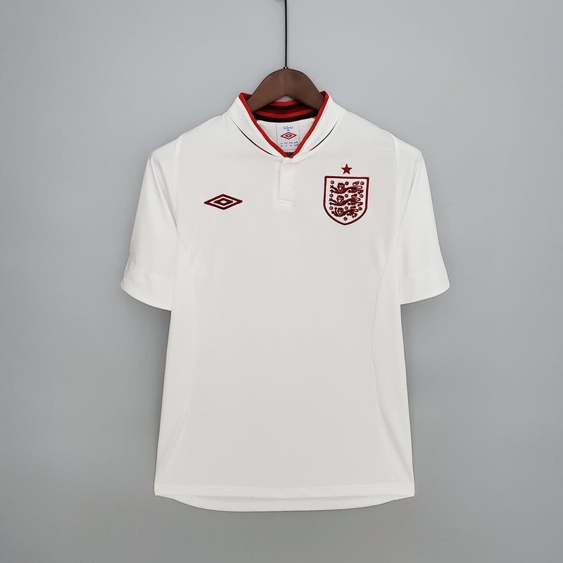 CAMISOLA RETRO DA INGLATERRA 12/13 BRANCO