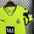 KIT INFANTIL DO BORUSSIA DORTMUND 25/26 VERDE NEON
