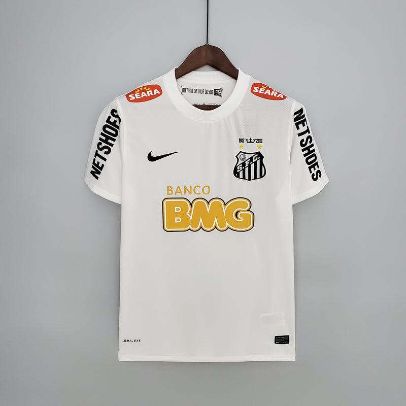 CAMISOLA RETRO DO SANTOS 11/12 BRANCO