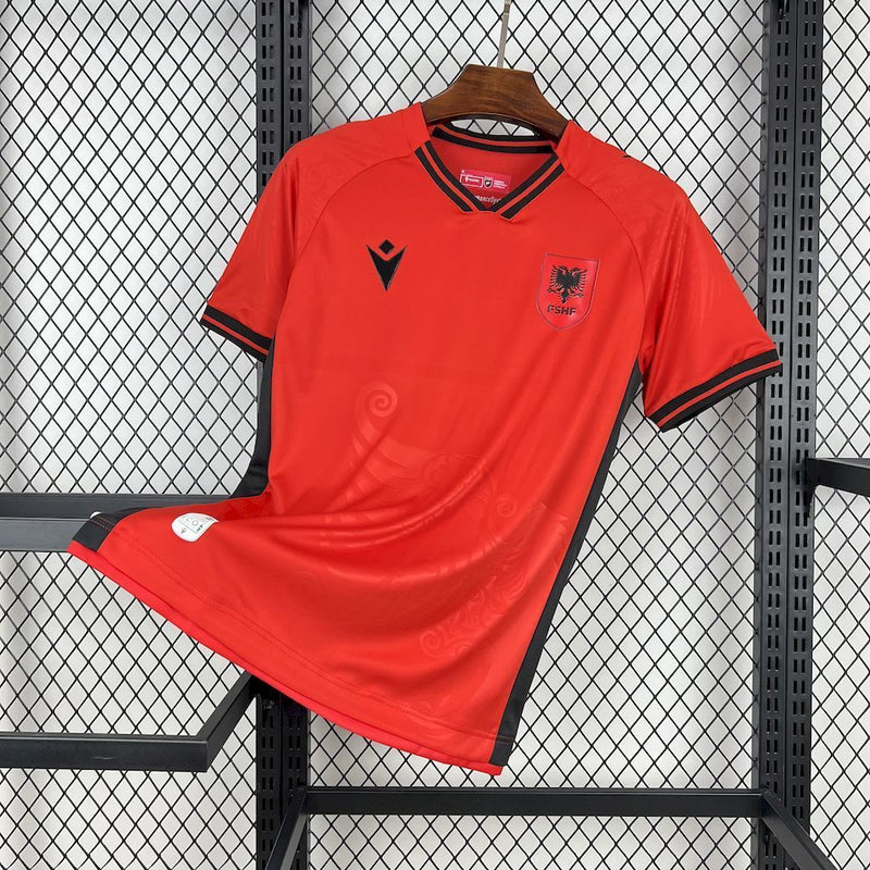 CAMISOLA DA SELEÇÃO DA ALBANIA 25/26 VERMELHO