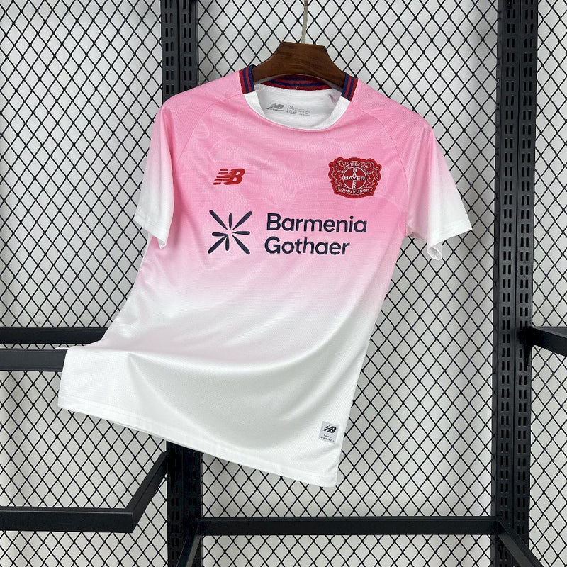 CAMISOLA DO BAYER LEVERKUSEN 25/26 ROSA
