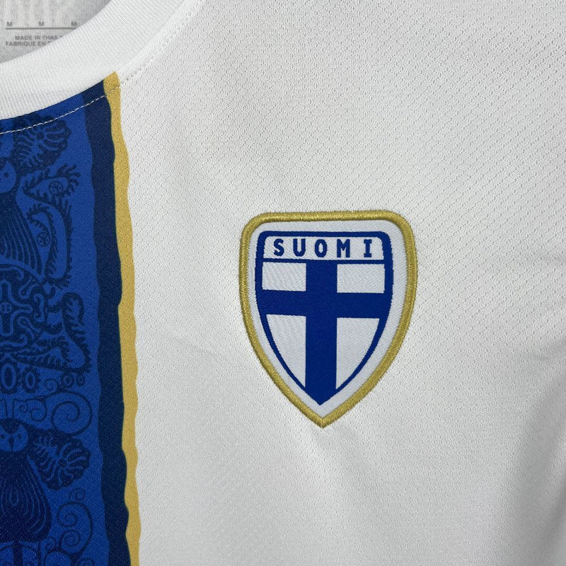 CAMISOLA DA SELEÇÃO DA FINLANDIA 25/26 BRANCO