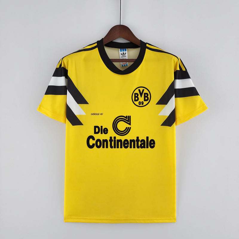 CAMISOLA RETRO DO BORUSSIA DORTMUND 89/90 AMARELO