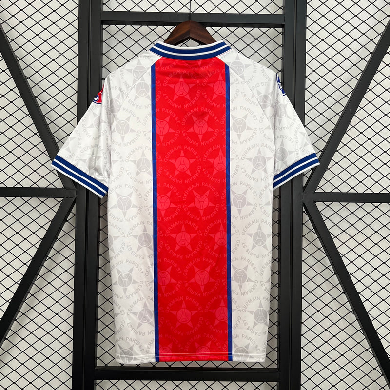 CAMISOLA RETRO DO PSG 94/95 BRANCO E VERMELHO