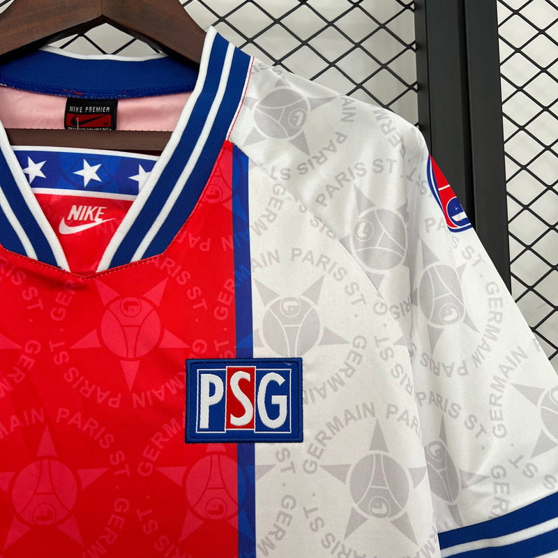 CAMISOLA RETRO DO PSG 94/95 BRANCO E VERMELHO