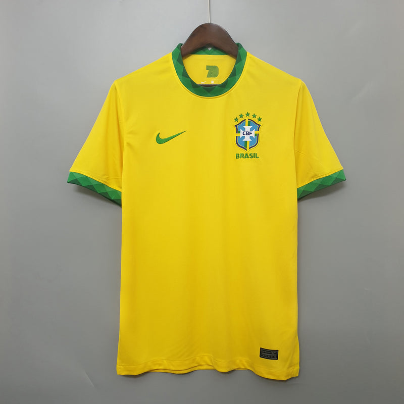 CAMISOLA RETRO DO BRASIL 19/20 AMARELO
