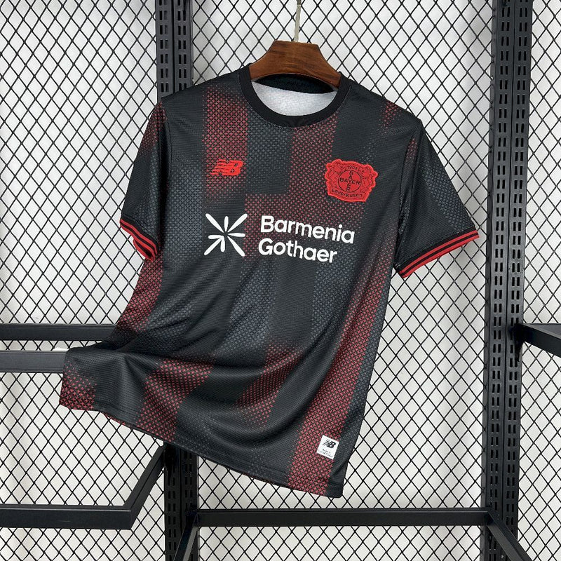CAMISOLA DO BAYER LEVERKUSEN 25/26 PRETO