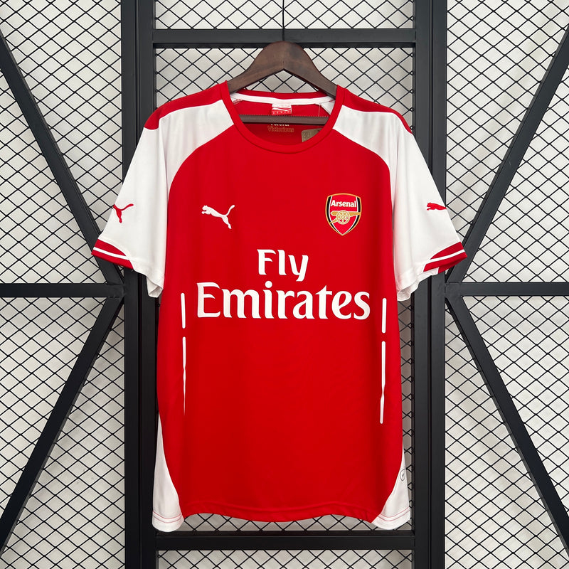 CAMISOLA RETRO DO ARSENAL 15/16 VERMELHO E BRANCO