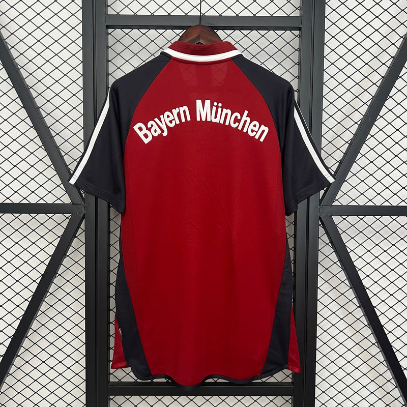 CAMISOLA RETRO DO BAYERN MUNICH 01/02 VERMELHO