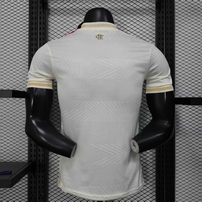 CAMISOLA VERSÃO PLAYER DO FLAMENGO 25/26 BEGE