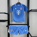 KIT INFANTIL DO BAYERN MUNICH 25/26 AZUL GOLEIRO