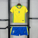 KIT INFANTIL DO BRASIL 25/26 AMARELO E AZUL
