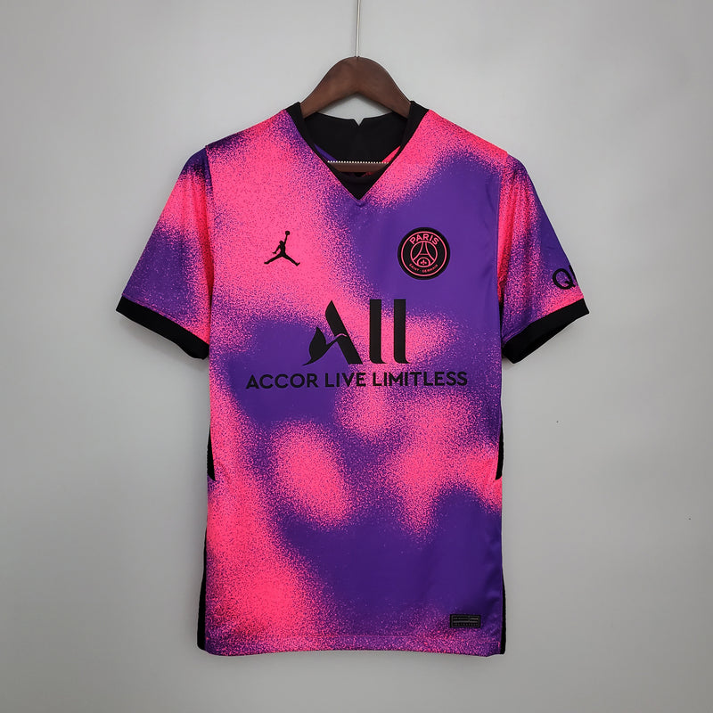 CAMISOLA RETRO DO PSG 20/21 ROXO